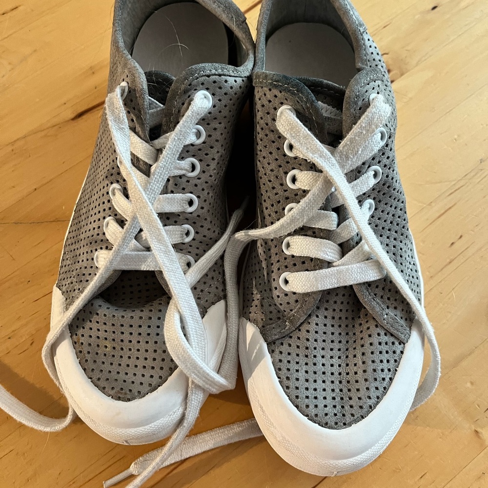 rag & bone Gray and White Sneakers